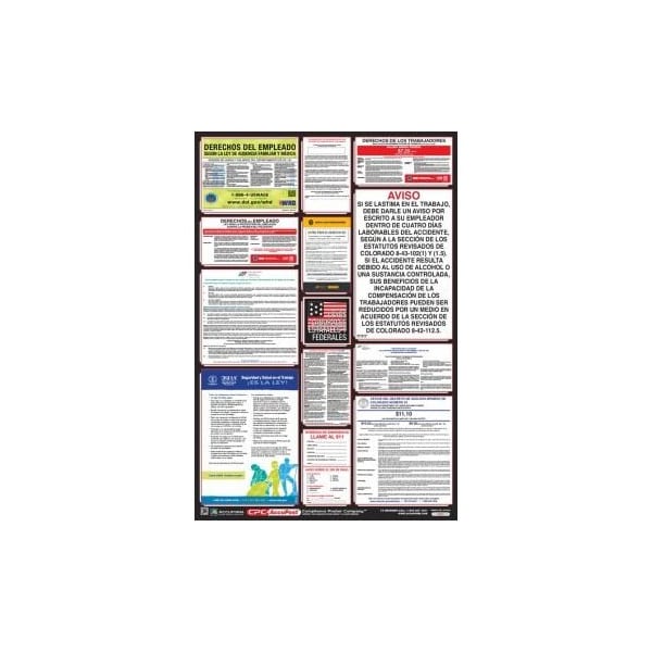 Accuform POSTERS COMBO STATE, FEDERAL AND OSHA PPG400CO PPG400CO - main
